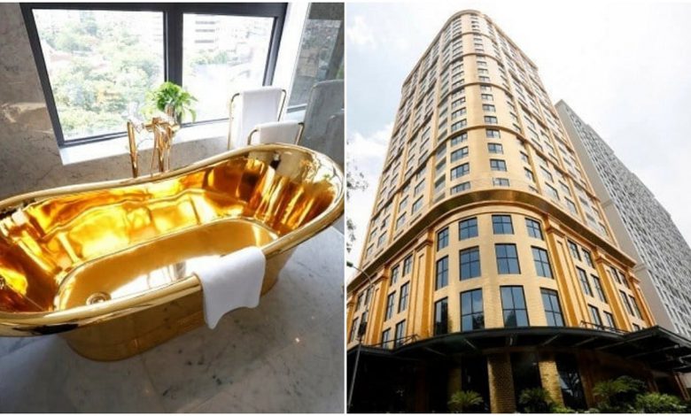 افتتاح أول فندق مطلي بالذهب في العالم في فيتنام