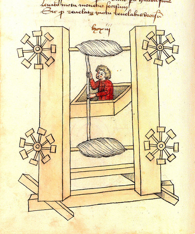 تصميم مصعد للمهندس الألماني كونراد كيسير (1405)